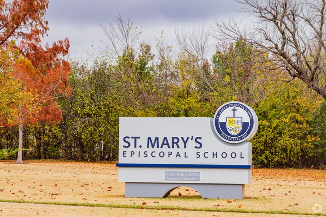 Here is the signage of St. Mary's Episcopal School.