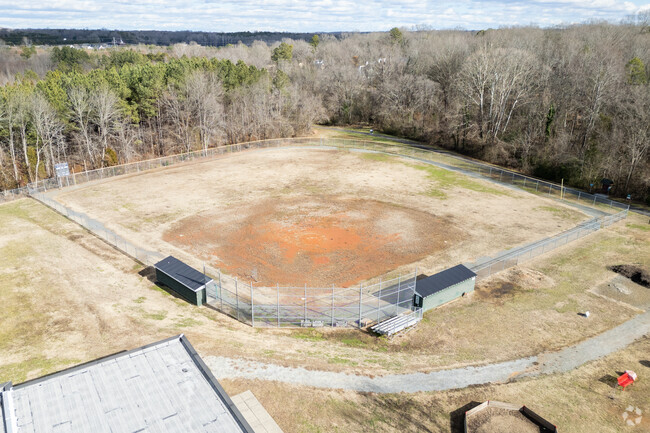 A baseball field at Carroll T Overton Elementary School.