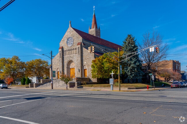 Bayonne has a big Catholic Community as seen in St. Vincent de Paul Roman Catholic Church.
