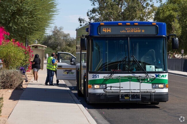 The Y Cat offers easy public transportation in Sierra Sunset.