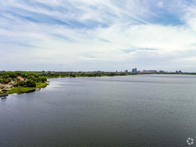 Banyan Cay is bordered by Lake Mangonia and the Palm Beaches.
