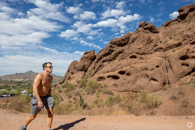 Get in a great morning workout hiking Camelback in Camelback East Village.