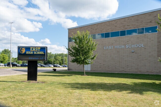 Students from Erie can attend East High School.