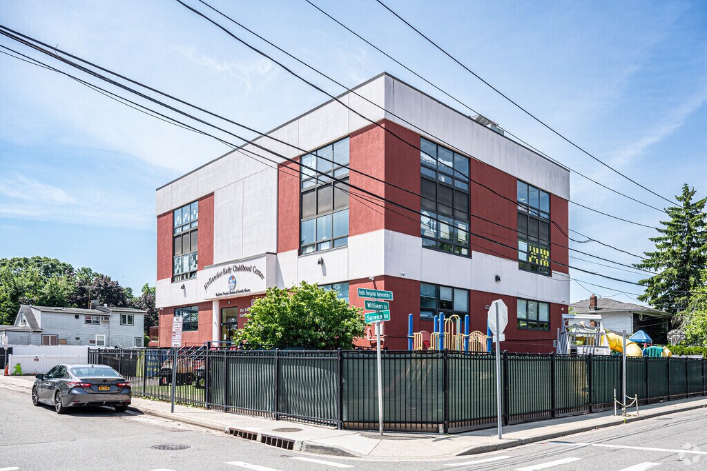 Yeshiva Of South Shore sits as a corner property in Woodmere.