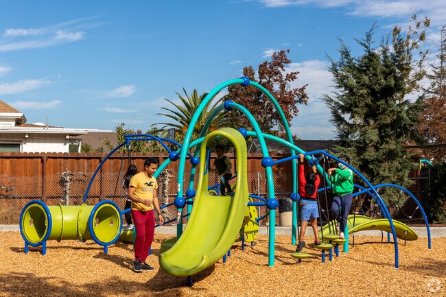 Old Alvarado Park in Union City features an ornate gazebo, a playground and a walking path.