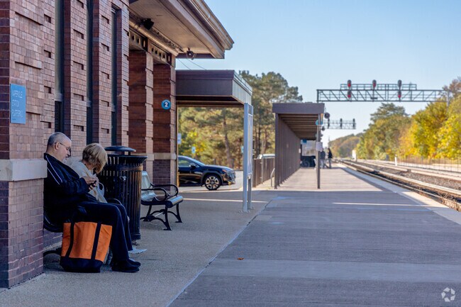 University Heights residents have quick access to Downtown Chicago via the Naperville Metra.