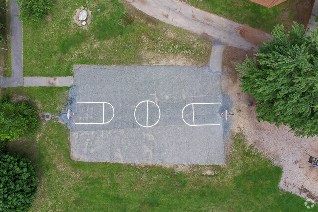 Barbieri Elementary School basketball court in Framingham.