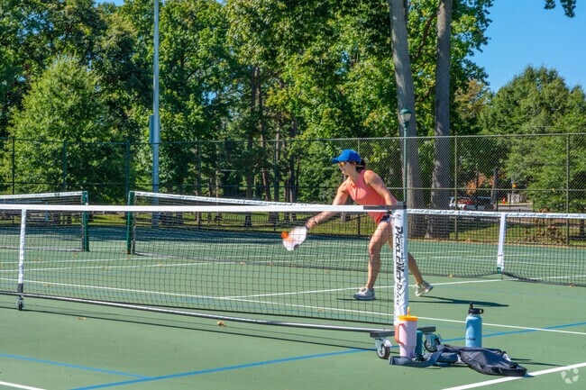 Enjoy a game of pickleball at Armistead Boothe Park in Cameron Station.