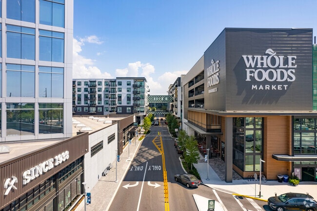 Residents of Midtown Tampa get their groceries from Whole Foods Market.