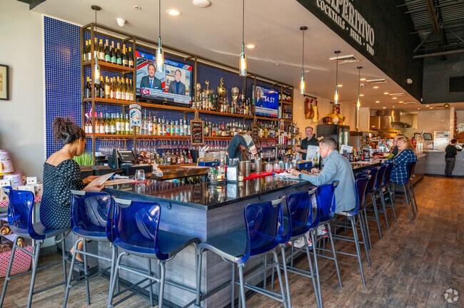 Via Italia Woodfired Pizza & Bar is the lively spot for Italian fare in Pebble Creek Village.