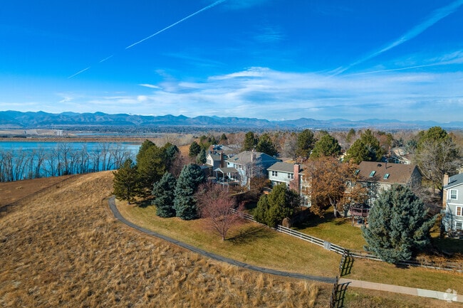 Some lucky homeowners in South Littleton have great views of McLellen Reservoir.
