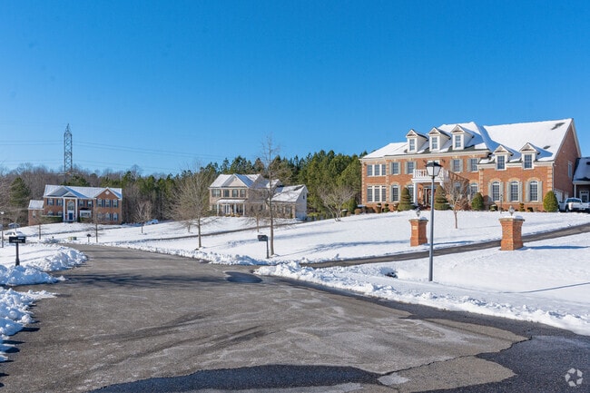 Large, colonial style homes can be found throughout Brock Hall.