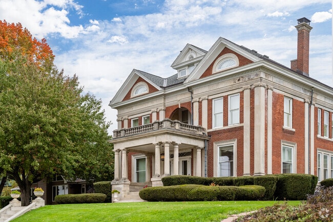 Neoclassical homes can be found in Riverside Terrace.
