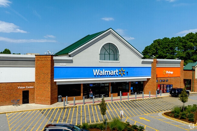 Walmart is the largest store at The Townridge Mall in Crabtree.