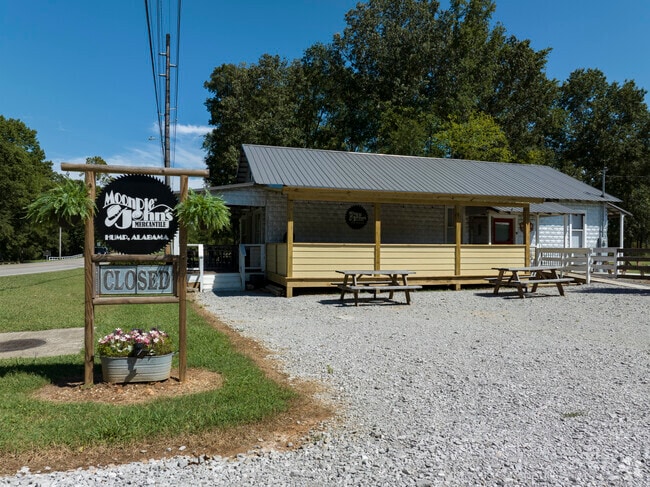 Shop and eat at the MoonPie John's Mercantile at the 1910 Mill.