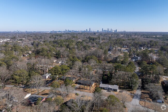 Downtown Atlanta is a short drive or bus ride from Chalet Woods.