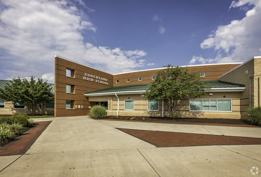 Goochland High School located close to center of town in Goochland.