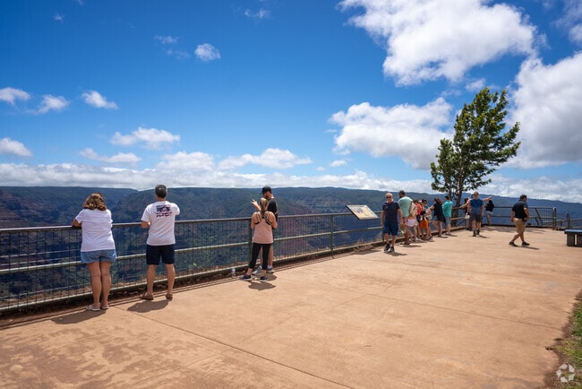 Head to Waimea Canyon State Park for impressive views and cool breezes.
