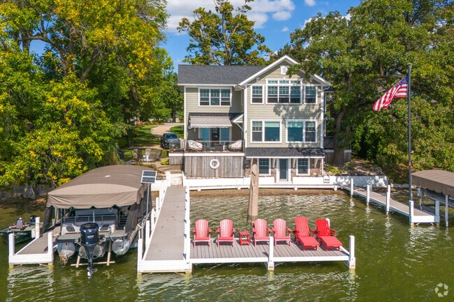 Many Burlington homes have boat parking as well as a driveway.