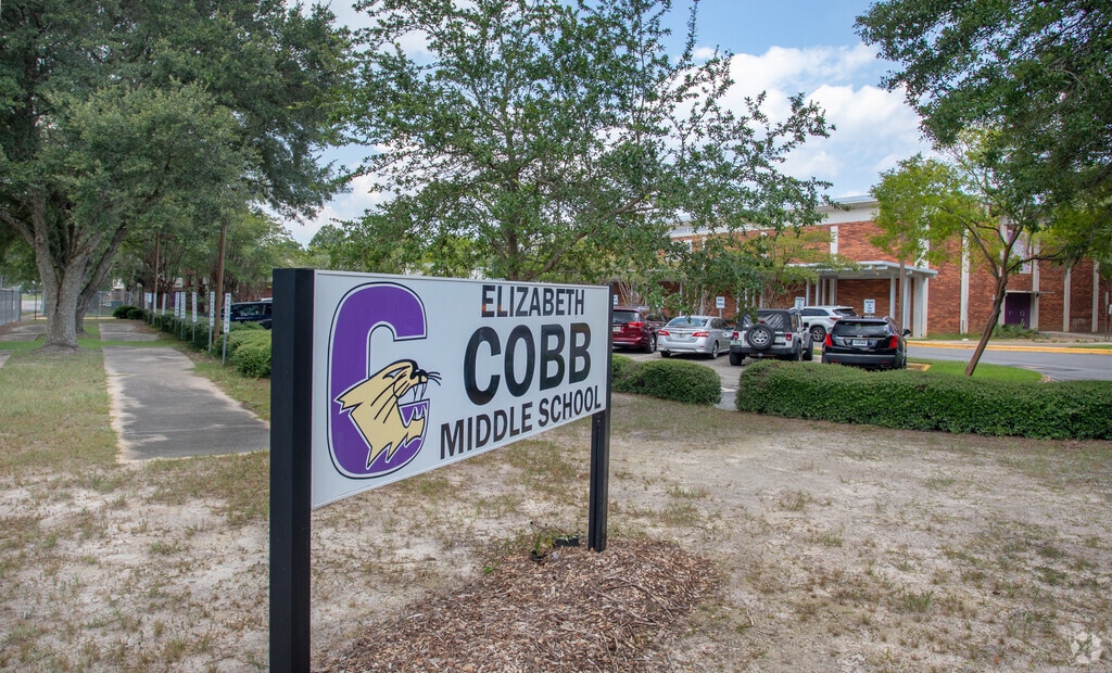 Elizebeth Cobb Elementary School serves students in the Old Town neighborhood.