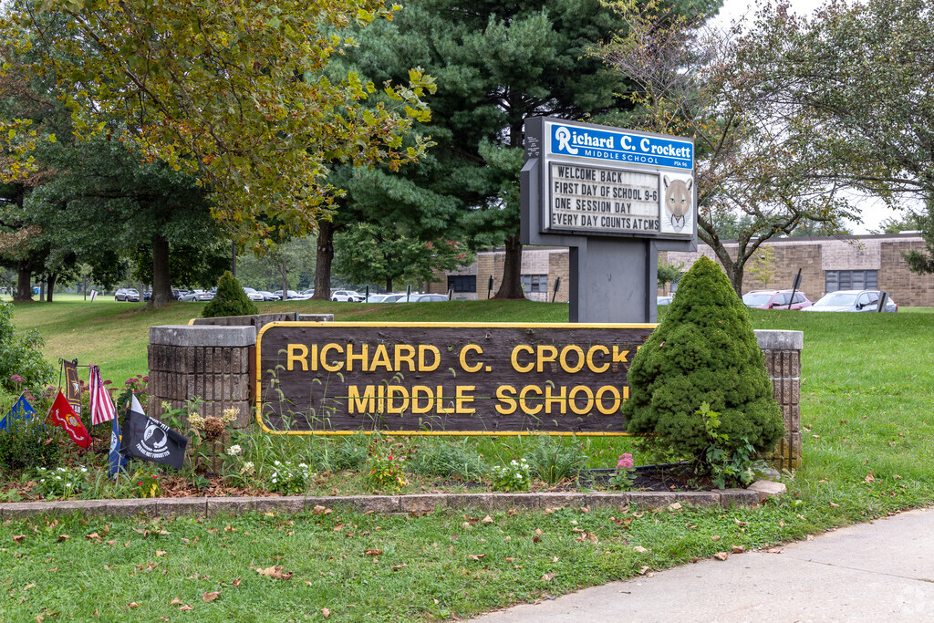 Richard C Crockett Middle School is part of the Hamilton Township School District.