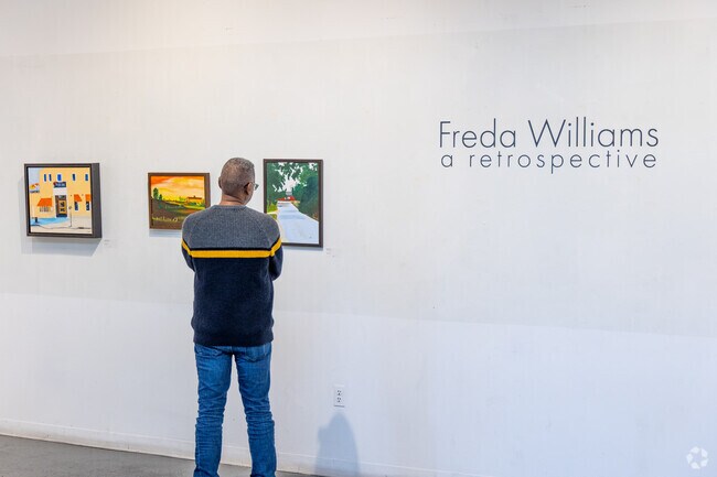 Artworks in Mill Hill offers a rotating gallery from local artists.