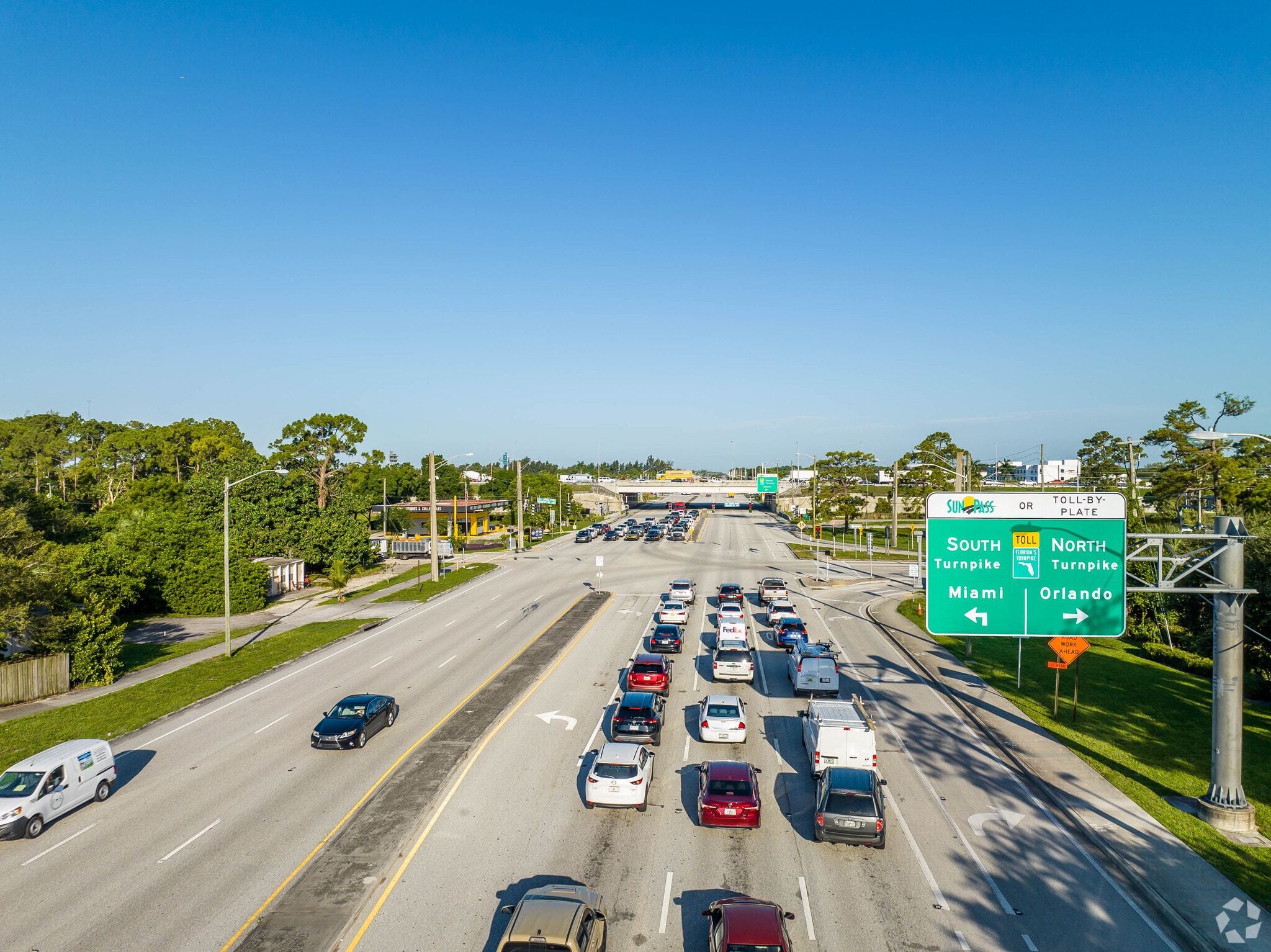 Florida's turnpike is minutes away from Palm Beach National.