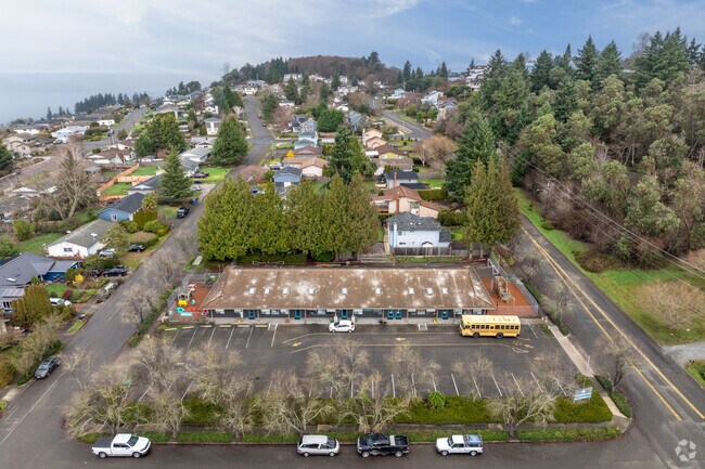 The Seabury School aerial view.