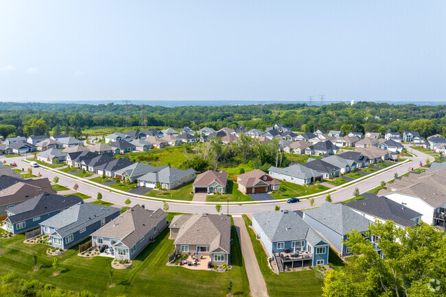 An overview of the Bailey Meadows development in the city of Newport.