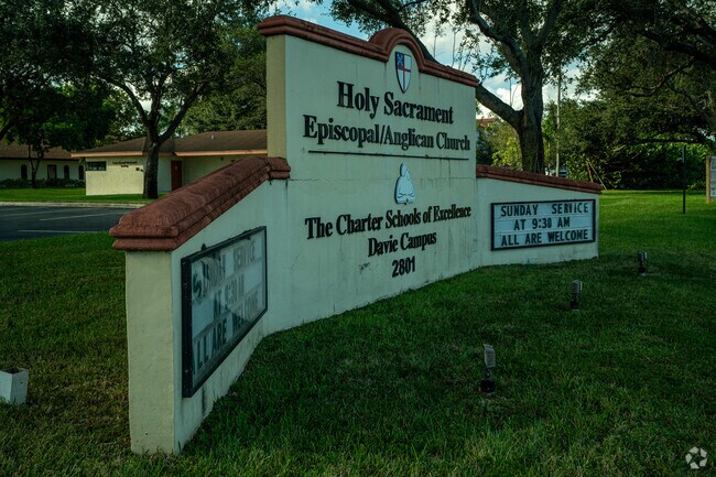 Holy Sacrament Christian Academy Signage.