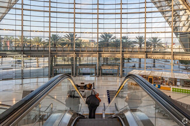 ARTIC is the major bus and train center for the area of Platinum Triangle and beyond.