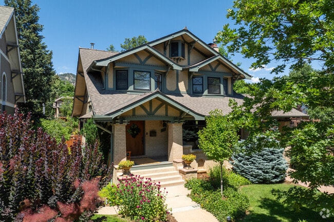 Victorian-inspired, multi-level homes are a common sight in Goss-Grove, Boulder.