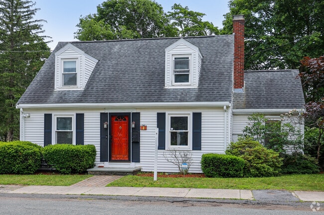 Gloucester Gloucester Crossing features traditional small Cape Cod style homes, adding classic charm to the neighborhood’s residential landscape.