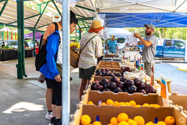 Local, sustainable, farm-to-fork food is offered year-round at the Farmers Market.