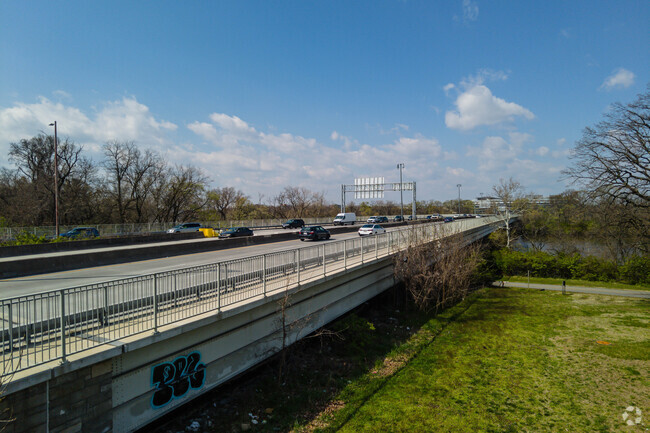 Phillip Sousa Bridge is a main artery in the Fort Dupont neighborhood.
