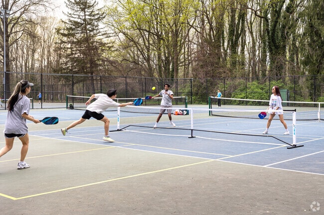 Pickleball is a local favorite at Van Dyck Park in Fairfax.