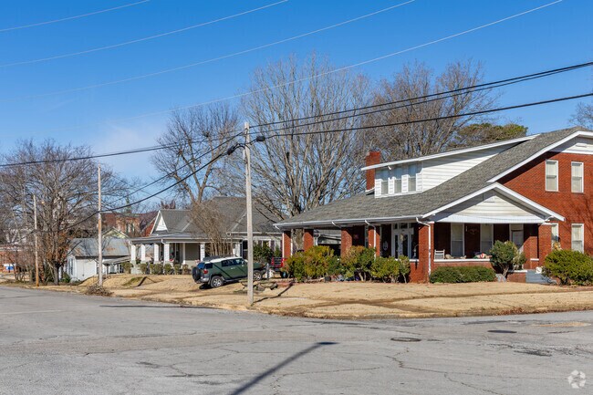 Historic Craftsman bungalows and one of the most prominent styles of architecture in Tuscumbia.
