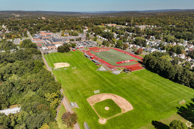 Manchester High School has well-maintained athletic fields.