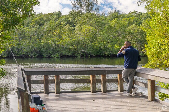 Enjoy a quiet day in Black Point Park & Marina in South Dade, FL.