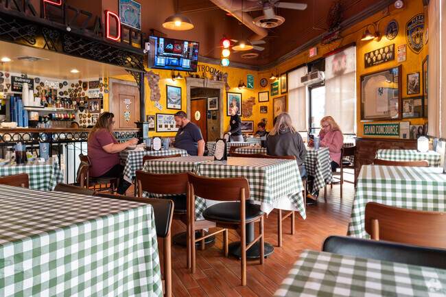 Locals of El Cerrito can grab a delicious bite at N.Y. Pizza Department in Corona, Ca.