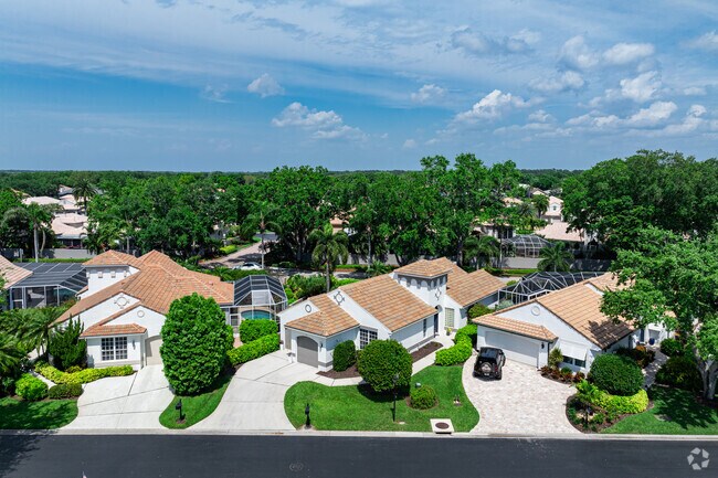 Vineyards features Mediterranean style homes with private swimming pools and scenic views.