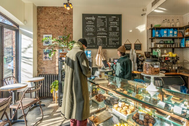 Greenpoint’s dining scene is a draw, especially around Greenpoint Avenue.