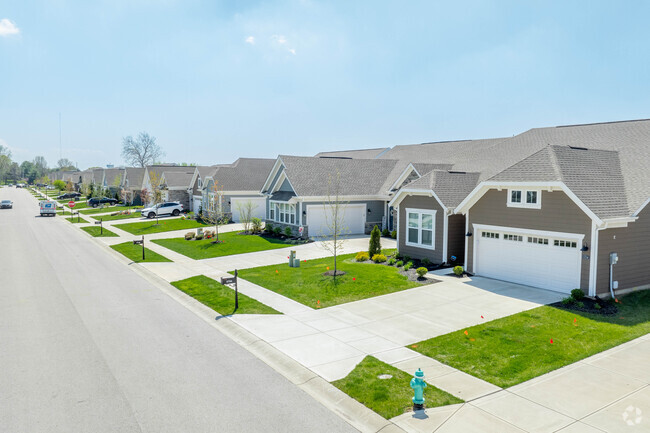Rows of newly built homes are common in Galludet.