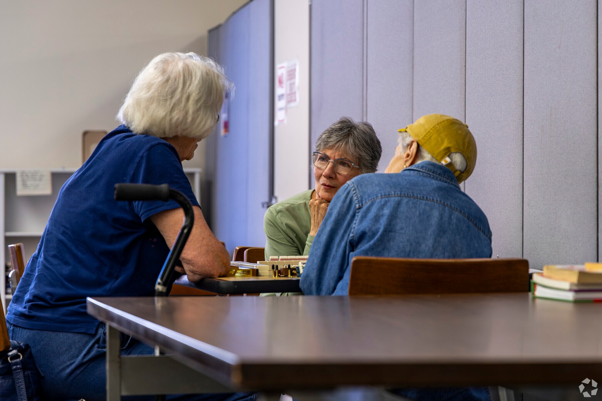 Oakhurst residents can get together to talk or play games at the Cambria County Library.
