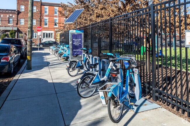 Residents can easily get around Point Breeze by riding their bikes at Di Silvestro Playground.