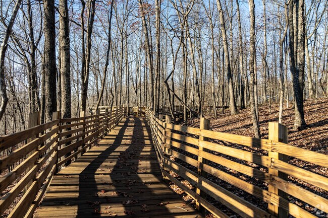 Beaman Park has several miles of hiking trails in the Joelton Neighborhood.