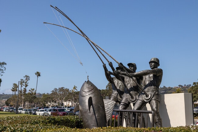 Tunaman's Memorial in Shelter Island honors the generations of fisherman local to San Diego.