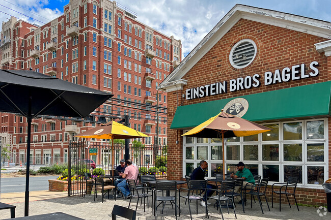 Stop by Einstein Bros. Bagels to have your morning coffee and bagel in Chevy Chase Lake, MD.