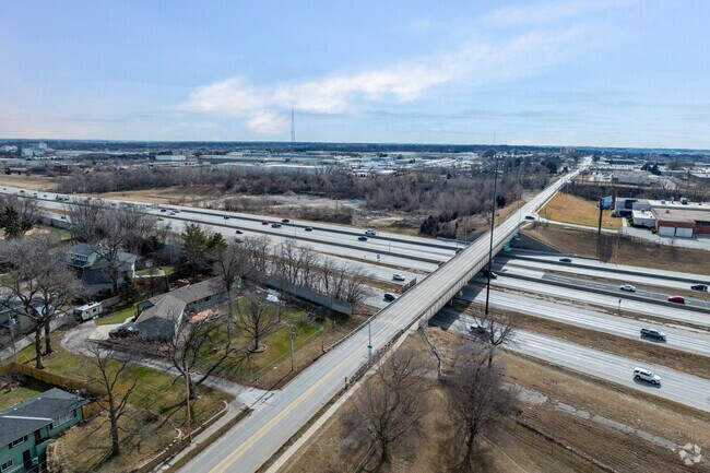 It's easy to jump on I-80 in Oakdale if you're on your way to dinner in downtown Omaha.