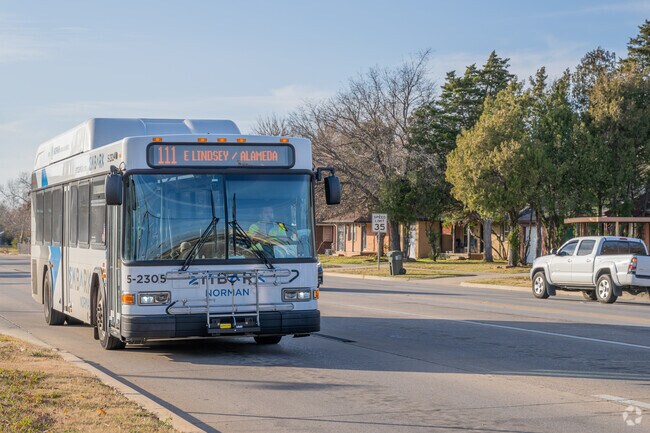 Southeast Norman residents can rely on EMBARK Norman's many bus stops.